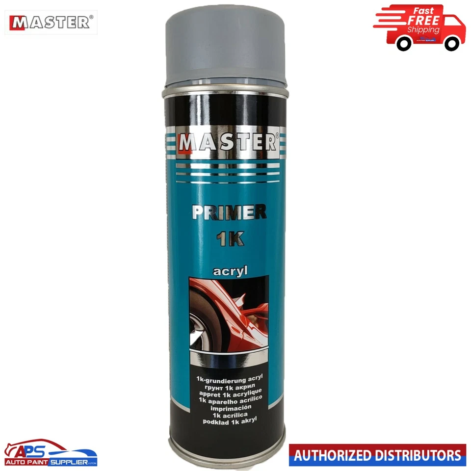 Troton 1K Acrylic Filler Primer Spray 500 ml – Grey Body Primer - Image 1 of 2