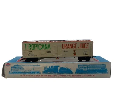 Ho Scale Train Model Power 9052 Tropicana Orange Juice Box Car - Image 1 of 4
