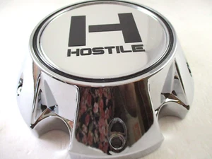 HOSTILE 6" CHROME 5 LUG CUSTOM WHEEL CENTER CAP* #HC-5004C/ #5004 (FOR 1 CAP) - Picture 1 of 9