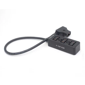 Cable de alimentación D-tap macho a 3 puertos D-tap hembra divisor de alimentación para batería de montaje en V - Imagen 1 de 11