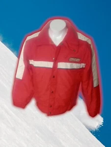 Vintage Spyder Made In Japan Thinsulate Ski Jacket Mens Medium Red White Blue - Picture 1 of 20
