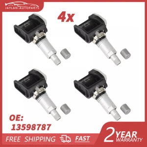 4Pcs TPMS 13598787 For Chevy Camaro Cadillac ATS CTS Tire Pressure Sensor 433MHZ - Picture 1 of 8