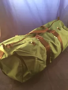 Borsone Vintage Sears Nylon Trasporto Tutto Campeggio Weekend Trail 30 X 14 NUOVO LEGGI! - Foto 1 di 12