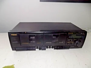 TEAC W-486C Stereo Cassette Deck schwarz als ERSATZTEILE/ERSATZTEILE verkauft - Bild 1 von 9