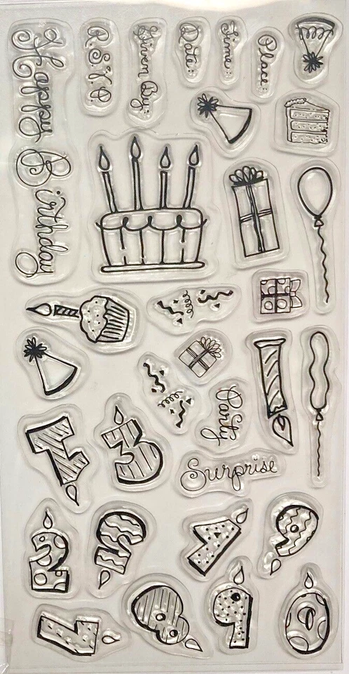 NUEVO Ponte en tu Fiesta Sombrero Cumpleaños Número Velas Pastel Sorpresa Regalo Globo Foto 1 de 1