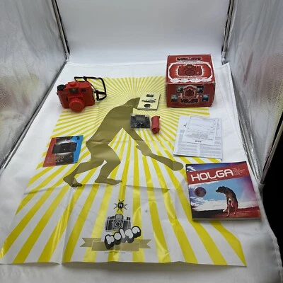 Lomography HOLGA CFN 120 Starter Kit FILM Camera Red Box NEVER USED??? - Image 1 of 4