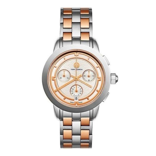 Orologio Tory Burch Cronografo Tory Classic TB1030 Nuovo con etichette Vendita al dettaglio $700