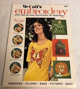 McCall's Stickanleitung für Anfänger 1971 ~ guter Zustand ~ Nachlassverkauf - Bild 1 von 4