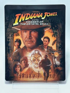 Indiana Jones & Kingdom of the Crystal Skull Zavvi UK Blu-Ray Steelbook Embossed - Picture 1 of 10
