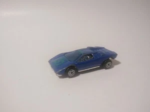 Summer diecast Lamborghini Countach model car vintage blue 1/64 - Zdjęcie 1 z 5