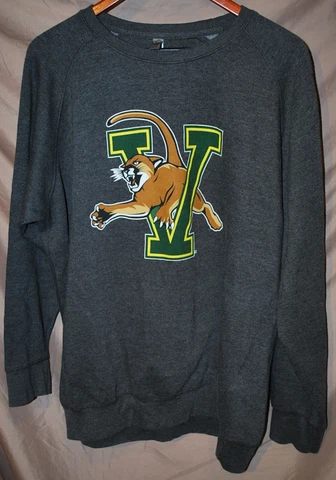 UNIVERSITY VERMONT CATAMOUNTS - Sweatshirt XL Pullover Gray Cover