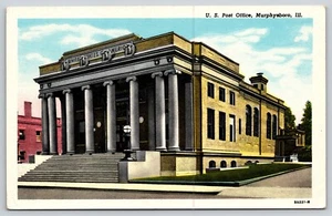 Postcard US Post Office Murphysboro Illinois - Picture 1 of 2