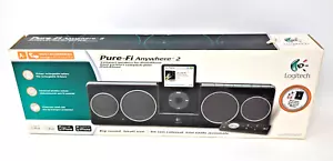 New Logitech Pure-Fi Anywhere 2 Speaker/Charger For Older iPhone/iPod 30 Pins - Picture 1 of 5