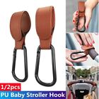 PU Leather Pram Hook Cart Organizer Stroller Hooks Clips Baby Bag Stroller Hook