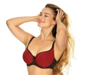 Wattierter Vollcup BH Gaia rot-schwarz (Mod.901).Neu - Bild 1 von 2