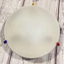 Vintage Lumina Ceiling Wall Lamp Light Tricolor Postmodern Frosted glass RARE