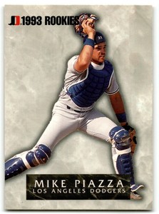 1993 JIMMY DEAN ROOKIES MIKE PIAZZA RC LOS ANGELES DODGERS #8
