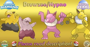 💎Drowzee lucido/non lucido/Hypno 6IV💎Diamante brillante/Perla brillante (💯Legale) - Foto 1 di 39