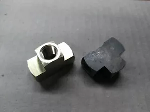 (2) 33700-04 Brass Pipe Tee Female 1/4 NPT to Female 1/4 NPT to Female 1/4 NPT - Picture 1 of 1