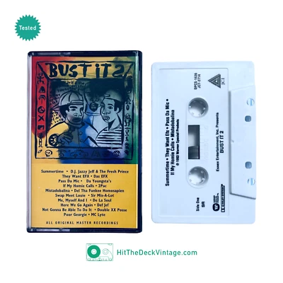 BUST IT 2 Compilation Cassette Tape (1993) Das EFX 2Pac MC Lyte TESTED - Image 1 of 2