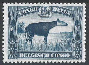  Congo Belgian 1937.  Okapi.  MNH  OG - Picture 1 of 1