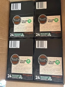 Tully's Coffee Italian Roast Single-Serve K-Cup Pods Dark Roast 4 ~ 24/Box 96 Ct