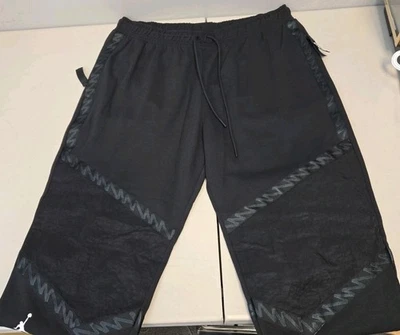 Pantalones Jordan Dri Fit negros Zion superposiciones tejidas para hombre talla 2XL Foto 1 de 4