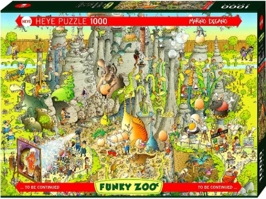 Heye 1000pc Degano- Jurassic Habitat Puzzle - image 1 of 1