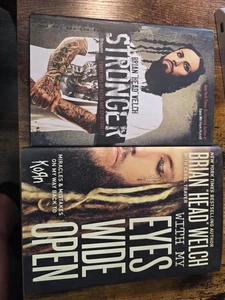 Eyes Wide Open & Stronger Forty Days Of Metal & Spirituality By Brian Head Welch - Picture 1 of 10