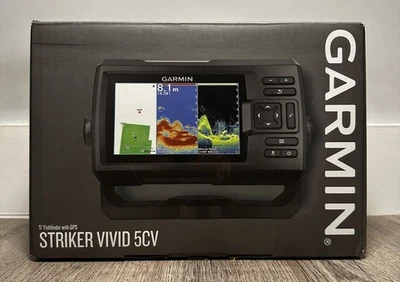 Garmin STRIKER Vivid 5cv 5" Marine GPS Fischfinder│ClearVU│CHIRP Sonar│IPX7 - Bild 1 von 4