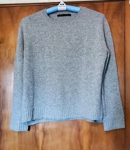 Jenni Kayne Everyday Pullover Wolle-Kaschmir-Mischung Größe M, grau. Einzelhandel: 300 $ - Bild 1 von 10