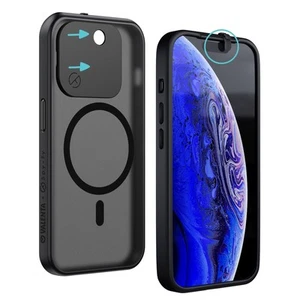 iPhone 15 Pro Max Privacy Case with Camera Covers Front and Rear | Smokey | M... - Picture 1 of 6