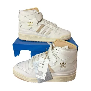 [GW1905] adidas Herren Forum 84 HI "White/Magic Beige" Freizeit Leder Schuhe - Bild 1 von 6