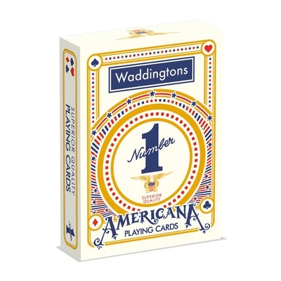 Waddingtons Number 1 Americana Spielkartenspiel, klassisches Kartenspiel im Zusa - Bild 1 von 4