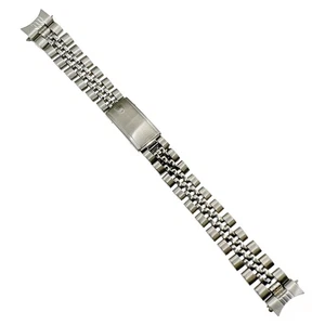 Rolex Jubilee Oval Bracelet 13mm Stainless Steel USA Watch Band - Picture 1 of 6