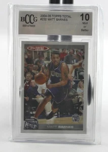 2004-2005 Topps Total #232 Matt Barnes Graded 10 BCCG Kings NBA Card  - Picture 1 of 2