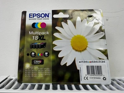 Cartuchos de tinta originales y sellados Epson 18 XL 4 negros cian magenta amarillo Foto 1 de 4