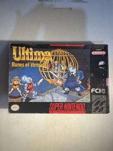 Ultima: Runes of Virtue II (Super Nintendo Entertainment System, 1994) SNES - Picture 1 of 13