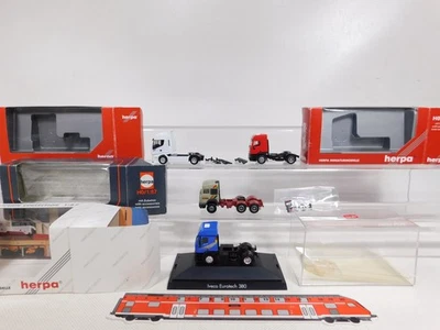 4X Herpa H0 1:87 Modello Trattore Iveco 110136 847000 Ecc Mint Box #DP454-0,5 - Immagine 1 di 4