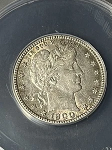 1900 s barber quarter Xf+ Looks Au! - Picture 1 of 3