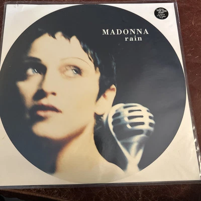 MADONNA RAIN Down Up Suite ORIGINAL 1993  PICTURE DISC 12" and Sleeve Maxi Vinyl - Image 1 of 4