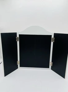 Bauernhaus weiß Rollladen Tür Kreidetafel rustikal Küche Wand Tisch Deko mit Kreide - Bild 1 von 8