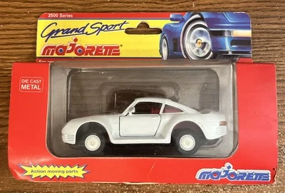 Majorette 1:34 Scale Grand Sport No. 2501 Porsche 959 with Box, White - Image 1 of 4