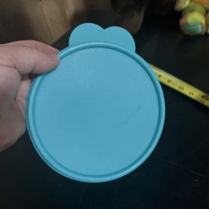tupperware lid only 6 Inch Aqua Blue - Picture 1 of 5