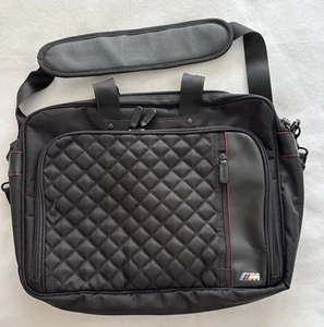 BMW M Laptop Bag 16″ – Expandable, Zippered Pockets, M Series Laptop Case - Afbeelding 1 van 17