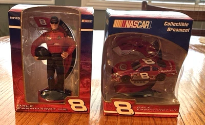 Par de adornos navideños Dale Earnhardt Jr 2006 Nascar coleccionables Foto 1 de 4