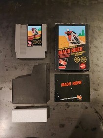 Nintendo NES - MACH RIDER - Mattel  - Versione Italiana PAL - Gioco Completo.