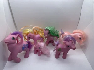 My Little Pony Lot Of 6 Vintage Chatterbox Serendipity Marigold Desert Blossom - Picture 1 of 16
