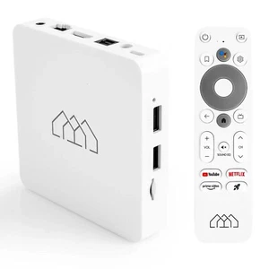 Smart TV Streamer Multimedia Player Homatics R Box Lite 4K 32GB Android AV1 UK - Picture 1 of 9