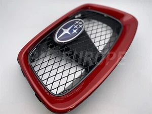 Red Hawkeye Front Centre Grill For: Subaru Impreza GDA GDB WRX STI 05-07 - Picture 1 of 5